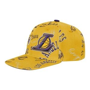 NBA Los Angeles Lakers Outerstuff Youth Street Hooper Allover Print Snapback Hat